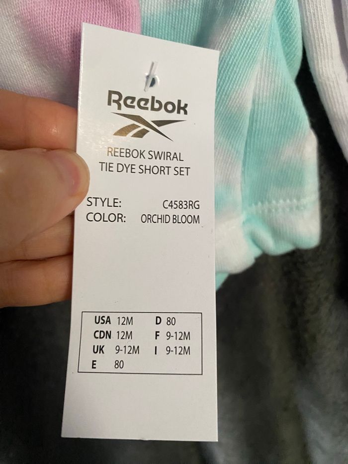 Ensemble 9/12 mois reebok neuf - photo numéro 2