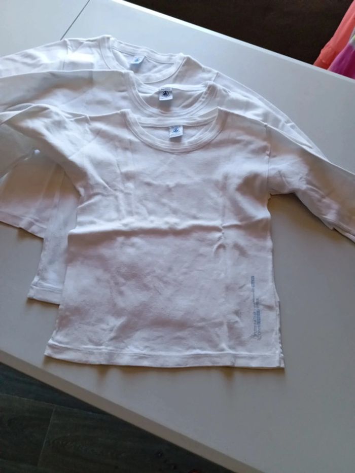 Lot 3 T shirt manche longue
