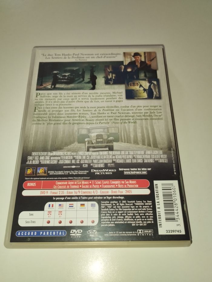 DVD Les Sentiers de la Perdition - photo numéro 2