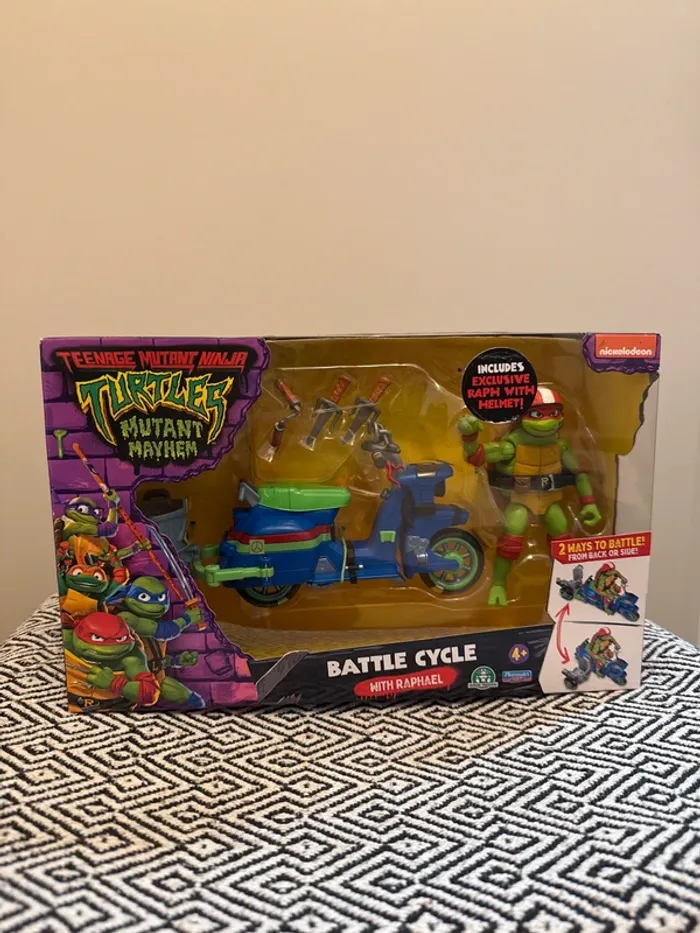 Tortues Ninja - Véhicule avec Figurine Exclusive de 12 cm - 4 ans et +
