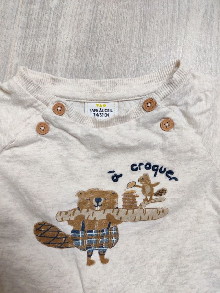 Lot t-shirt 3 mois - photo numéro 5
