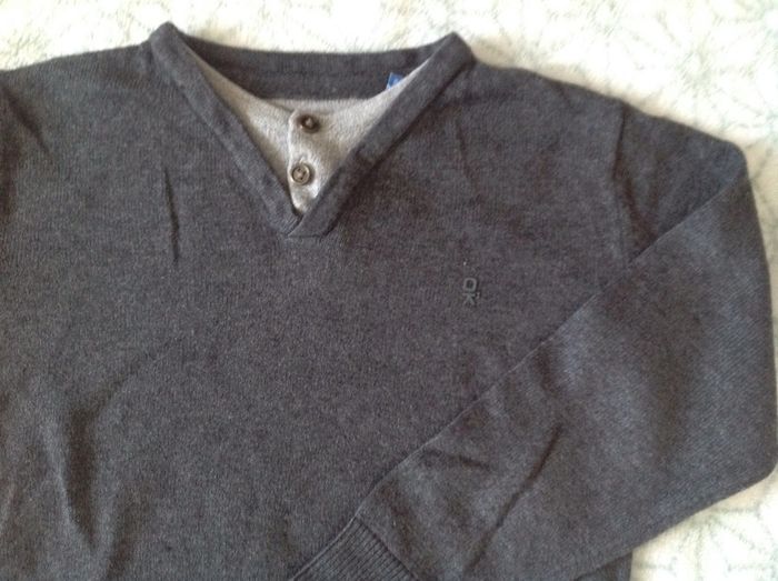 Pull Okaidi gris - 3 ans - photo numéro 2
