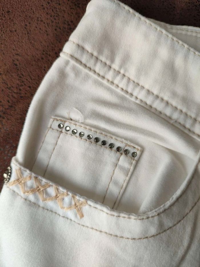 Jean blanc été - photo numéro 5