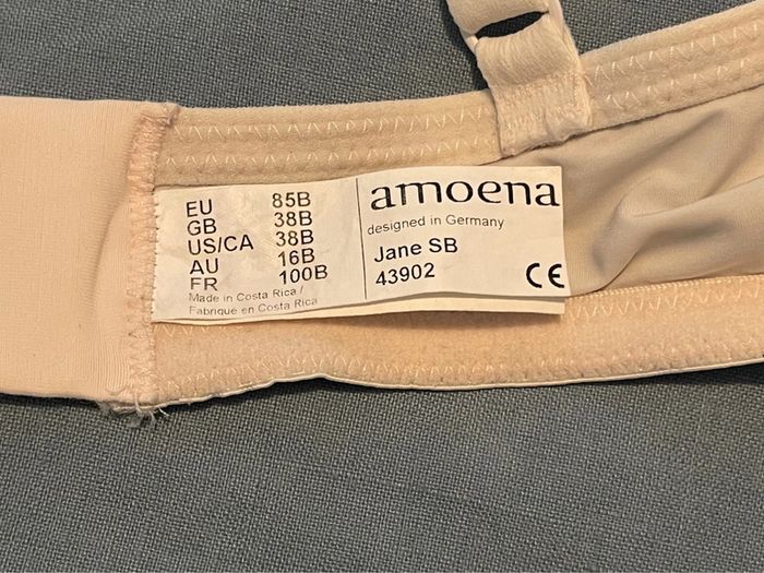 Soutien-gorge pour prothèse Amoena Jane SB 100B tigré - Neuf - photo numéro 3
