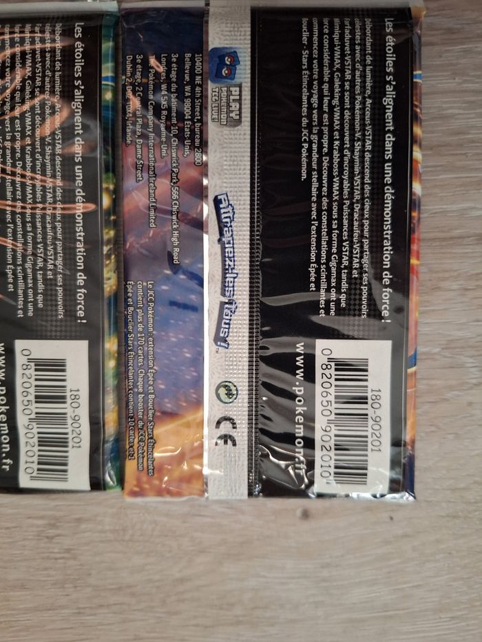 Lot de 3 boosters pokemon 🔥 - photo numéro 3