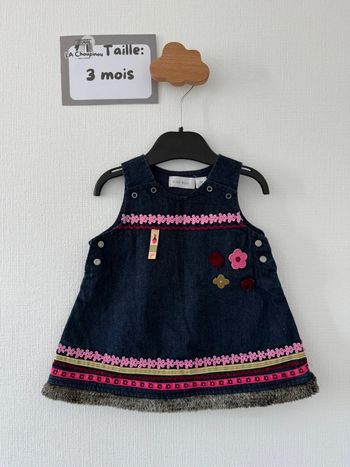 Robe en jean - taille 3 mois 🌸