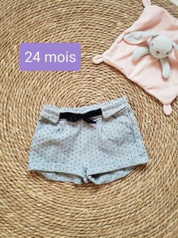 Short  a pois 24 mois
