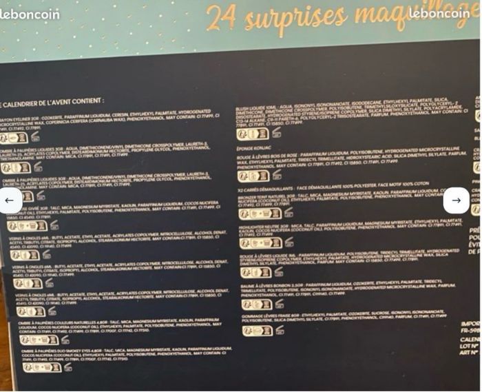 Neuf Calendrier de l'Avent avec ses 24 articles soins & beauté - photo numéro 3