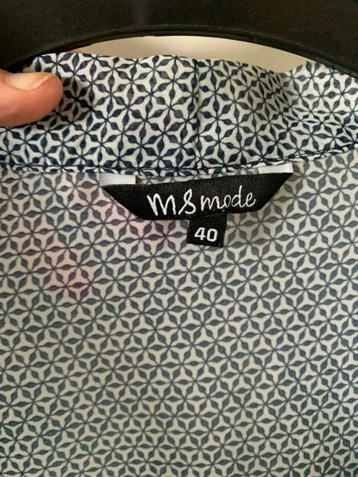 Blouse manche 3/4 transparente - photo numéro 3