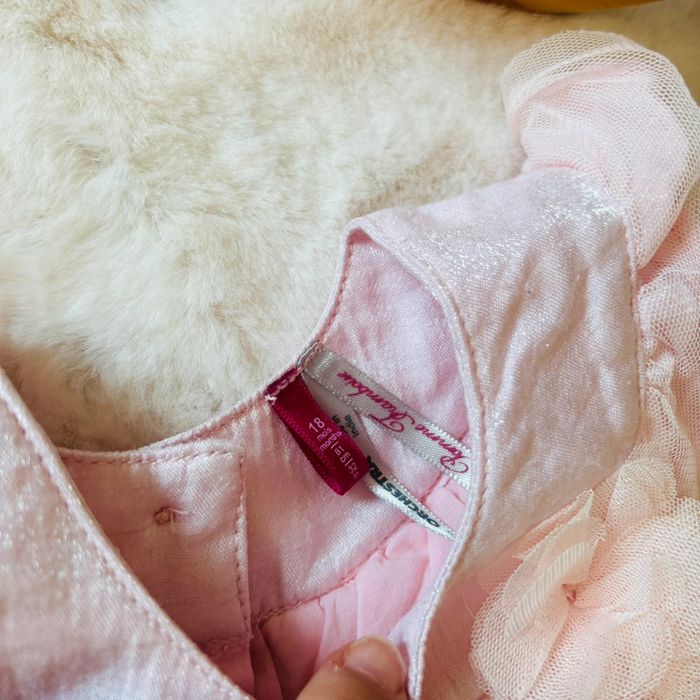 🌸 Sublime robe princesse rose pétales fleurs cérémonie - photo numéro 4