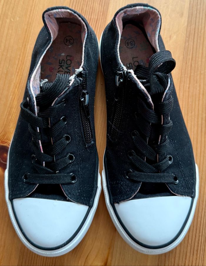 Chaussures en toile noires - photo numéro 2