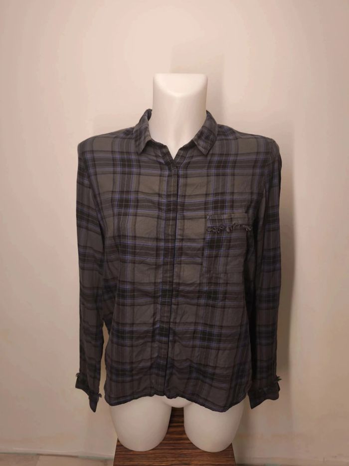 Chemise Comptoir des Cotonniers Femme Taille 40 Noir-Bleu