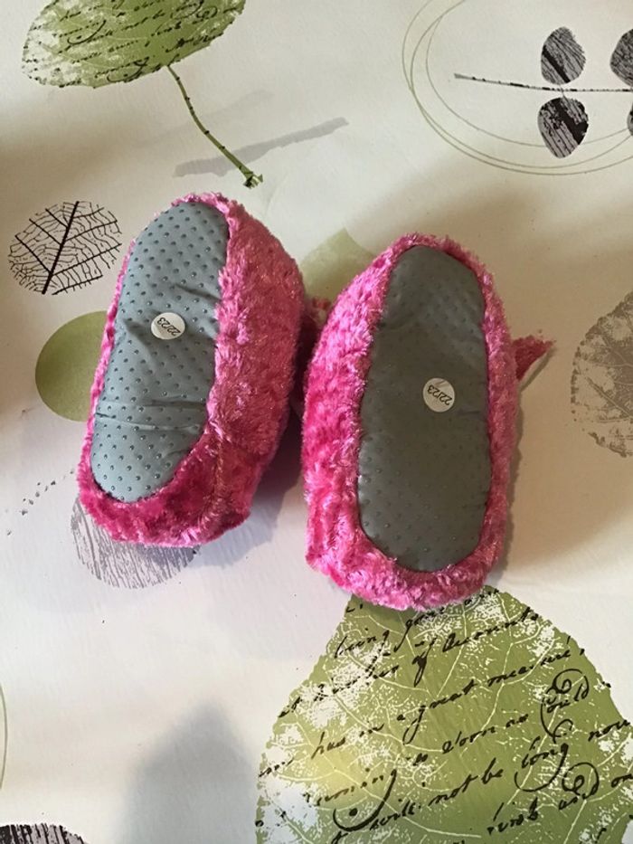 Chausson chien rose taille 22/23 - photo numéro 4