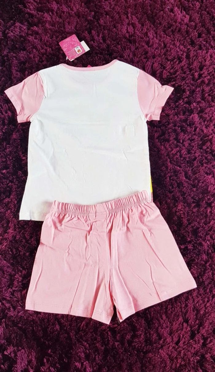 lot de 2 pyjamas short fille princesse Belle disney - photo numéro 5