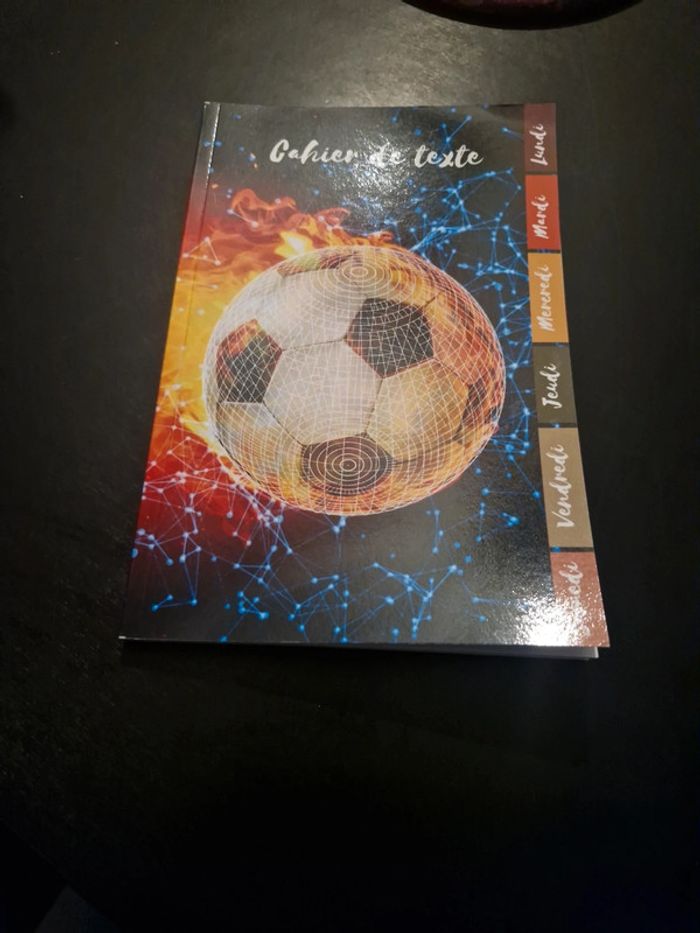 Cahier de texte foot