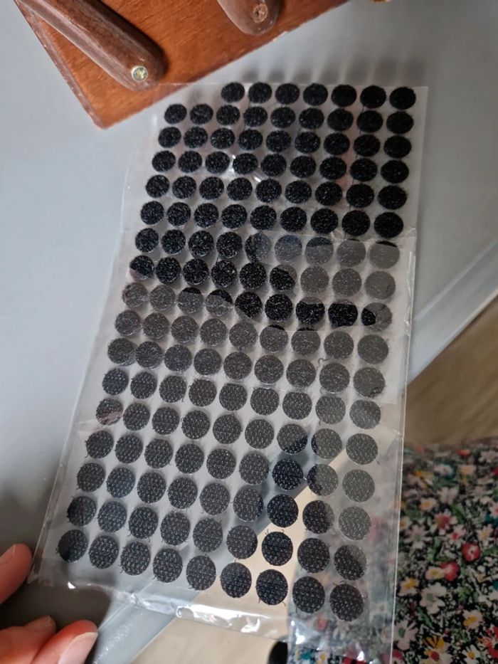 Lot de plaquettes de velcro - photo numéro 1