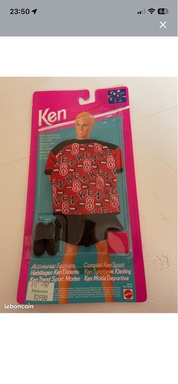 Vêtement vintage barbie len 