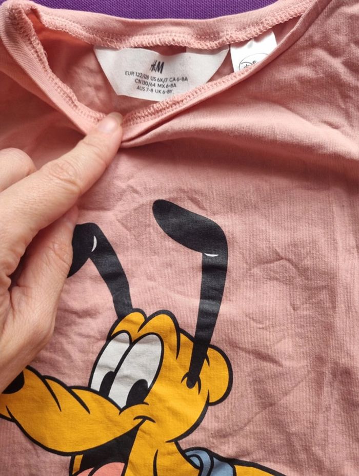 T shirt manches longues pluto 6.8 ans - photo numéro 3