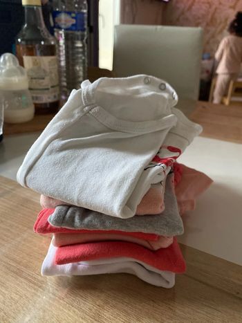 Lot de 8 body 3 mois manches courtes la redoute