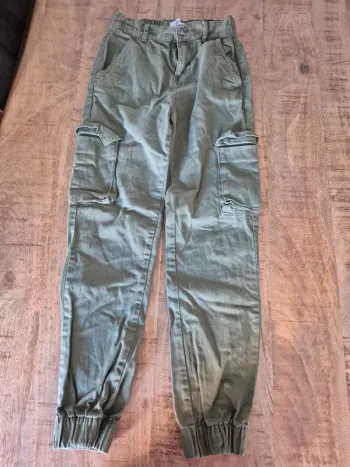 Pantalon cargo kaki
