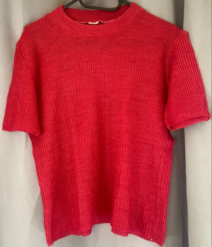 Tee-shirt rouge cerise
