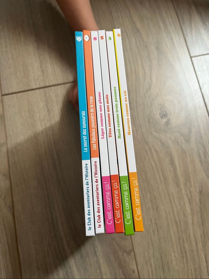 6livres enfant hachette jeunesse c’est comme ça, le club des aventuriers de l’histoire - photo numéro 2