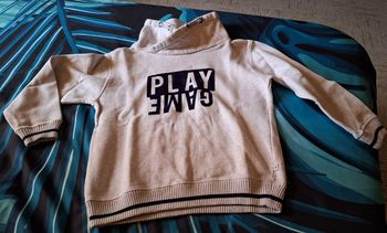 Sweat écru PlayGame Okaïdi 8 ans