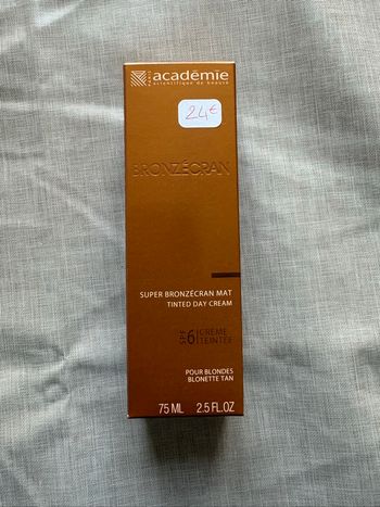 Crème super bronz’ecran mat Académie 