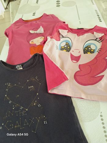 Lot de 3 Tee-shirt  4 ans Tape à l'œil, Hasbro,Vertbaudet.