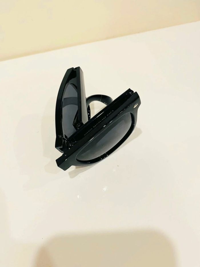 Lunette de soleil mixte pliable noire UV protection catégorie 3 - photo numéro 3