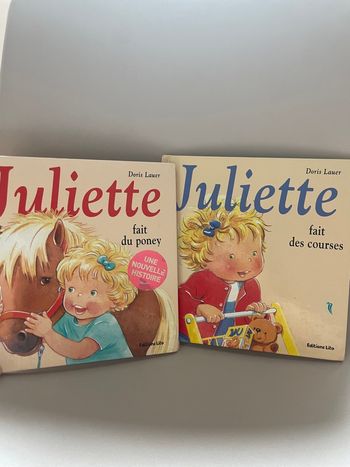 Lot livres Juliette - Juliette fait du poney & fait des courses