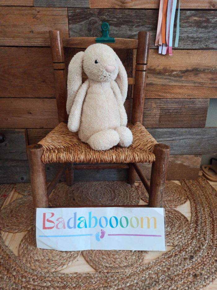 Peluche lapin jellycat grelot tbe