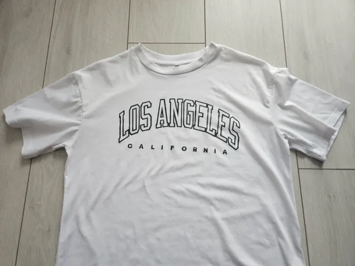 Tee shirt blanc Los angeles shein XS - photo numéro 2