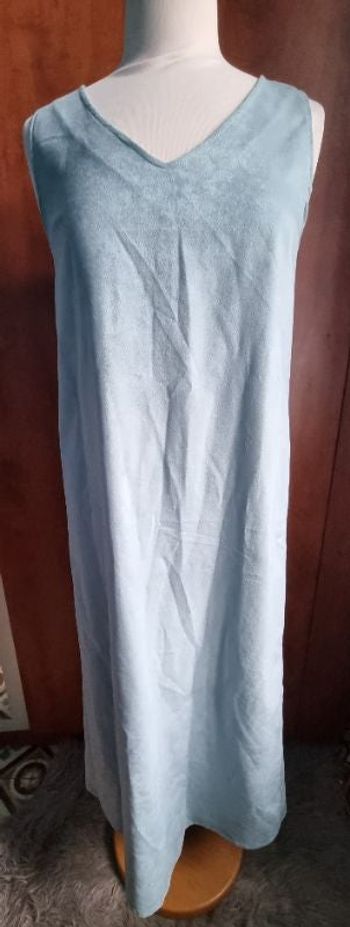 Robe longue effet velours taille 40