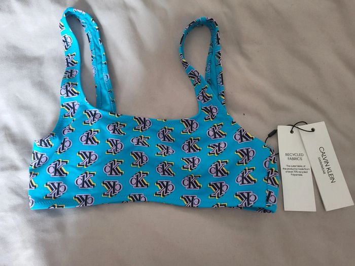 Haut maillot de bain Calvin Klein taille XS neuf