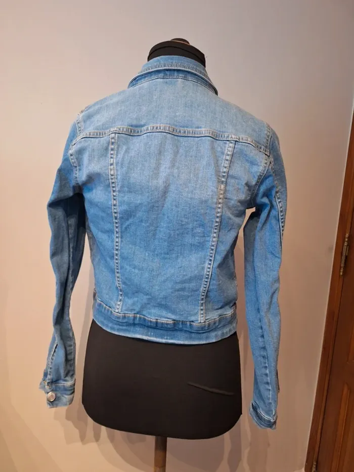 Veste en Jeans Cache Coeur - photo numéro 2