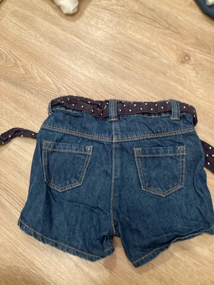 Short en jean kiabi 24 mois 83-89 cm - photo numéro 2