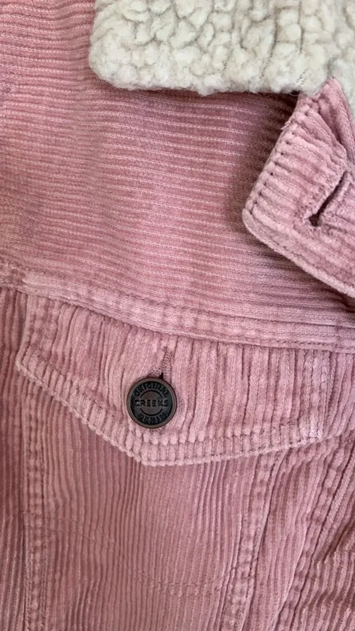 Veste velours vieux rose - photo numéro 4