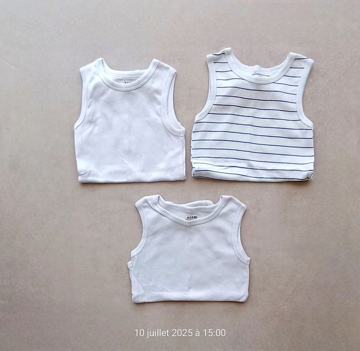 Lot de 2 bodies manches courtes mixtes - 36 mois