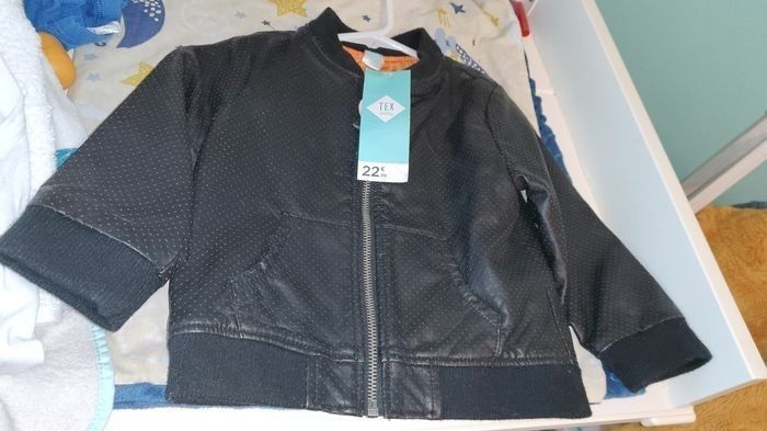 Veste similicuir unisexe bébé 23 mois