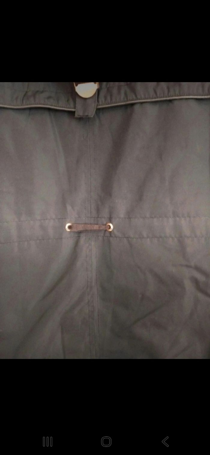 Parka noire femme avec poches et capuche taille S deluxe women - photo numéro 8