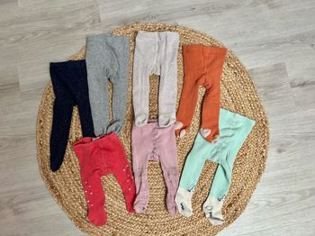 Lot de 7 bas collants - taille 68 - 6M