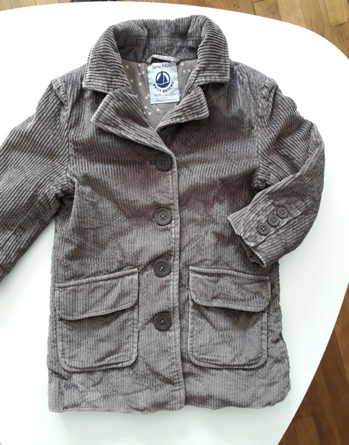 Manteau petit bateau 3 ans