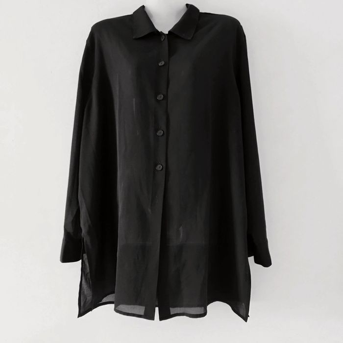 Chemise noire fluide - photo numéro 2