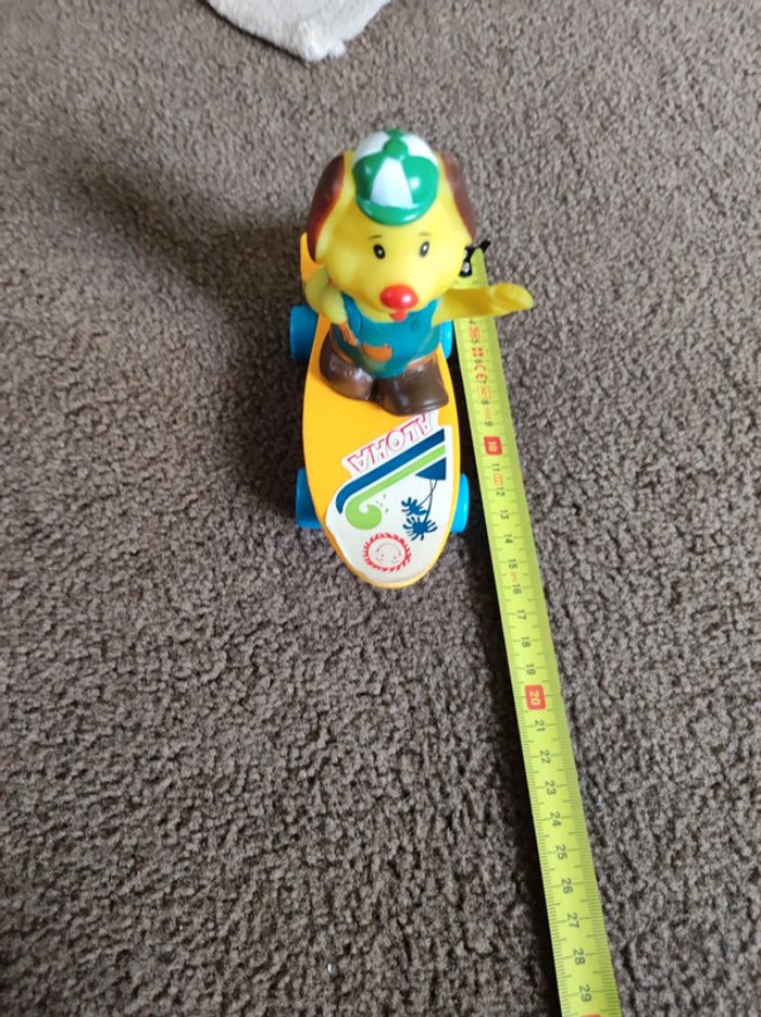 chien skate aloha jouet vintage