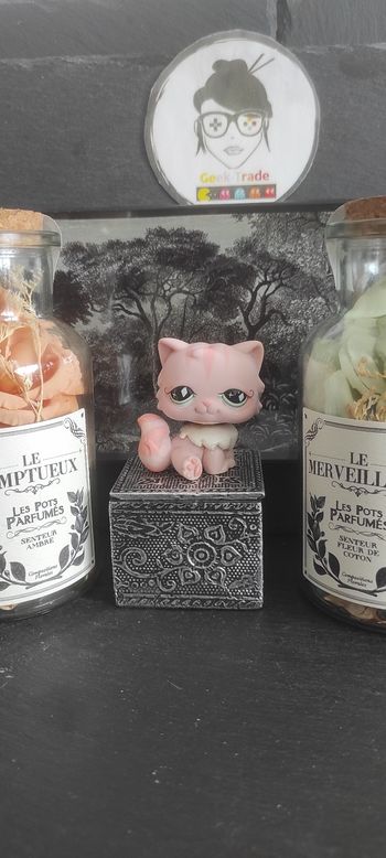 Littlest Petshop Pet Shop LPS Authentic  Authentique cat Chat Persian 460 Persan