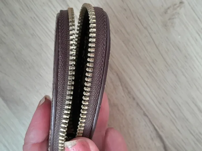 Etuis porte clés en simili cuir, couleur marron, acier doré - photo numéro 6