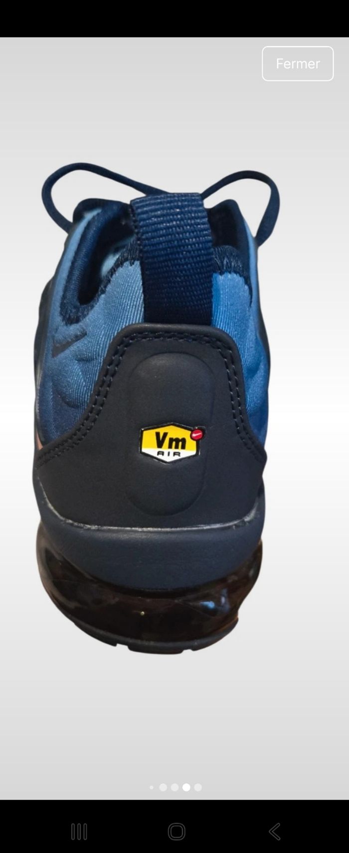 Nike air vapormax homme bleu noir T.43 - photo numéro 7