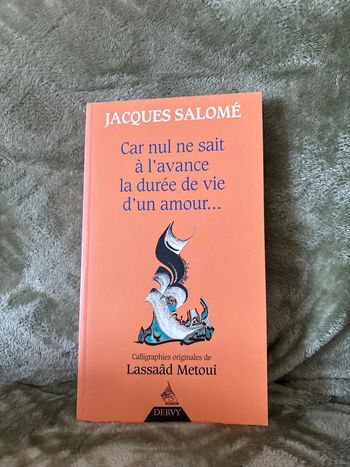 Livre car nul ne sait à l’avance la dure de vie d’un amour