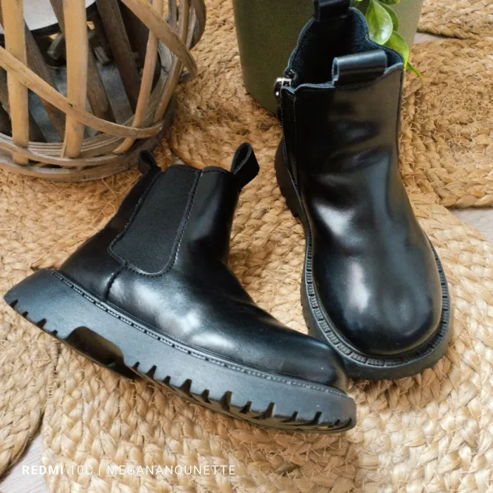 🖤 Bottines Noires – Pointure 27 – Boutique Indépendante – Très Bon État - photo numéro 9